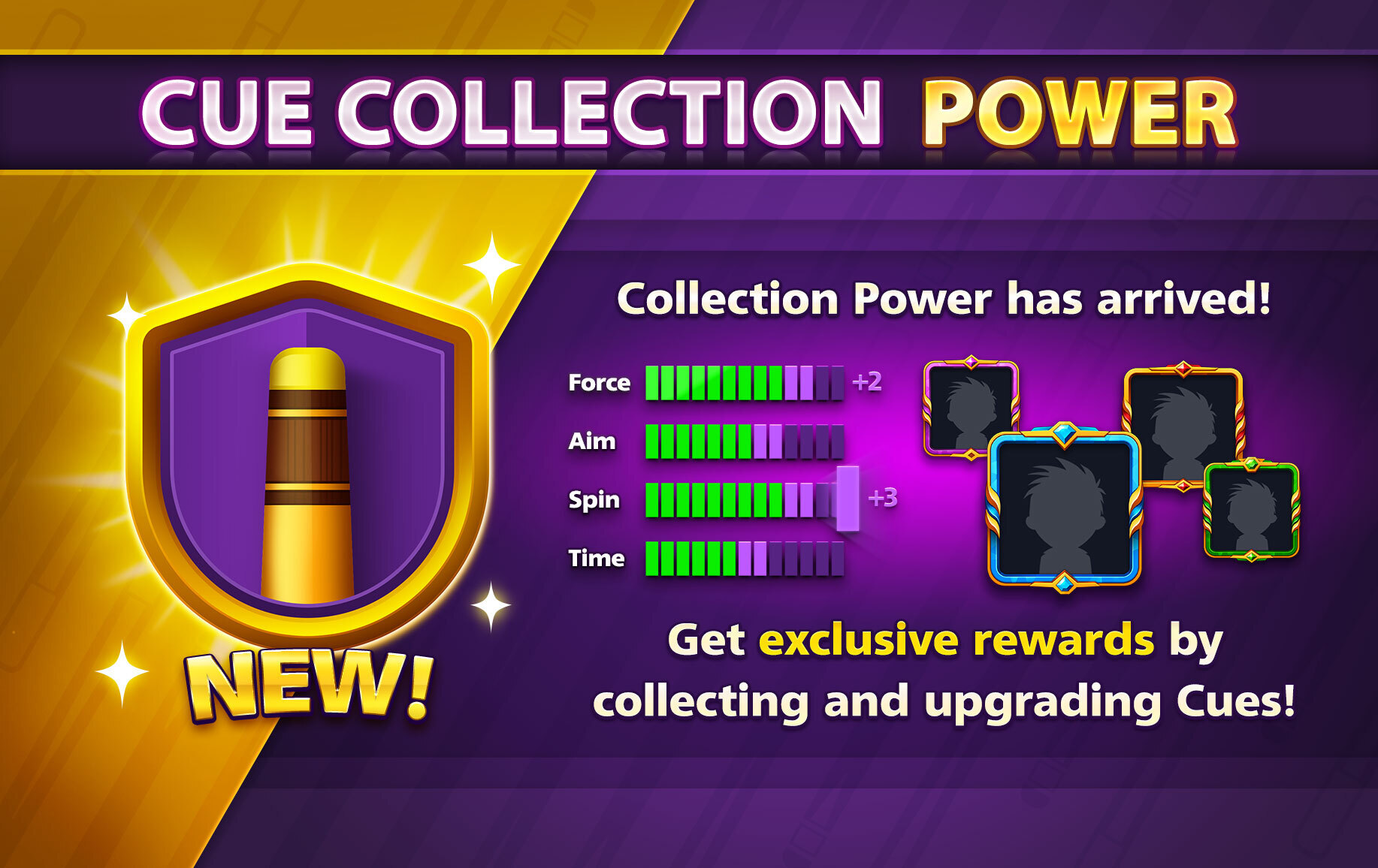 Cue Collection Power Frequently Asked Questions Miniclip Player Experience