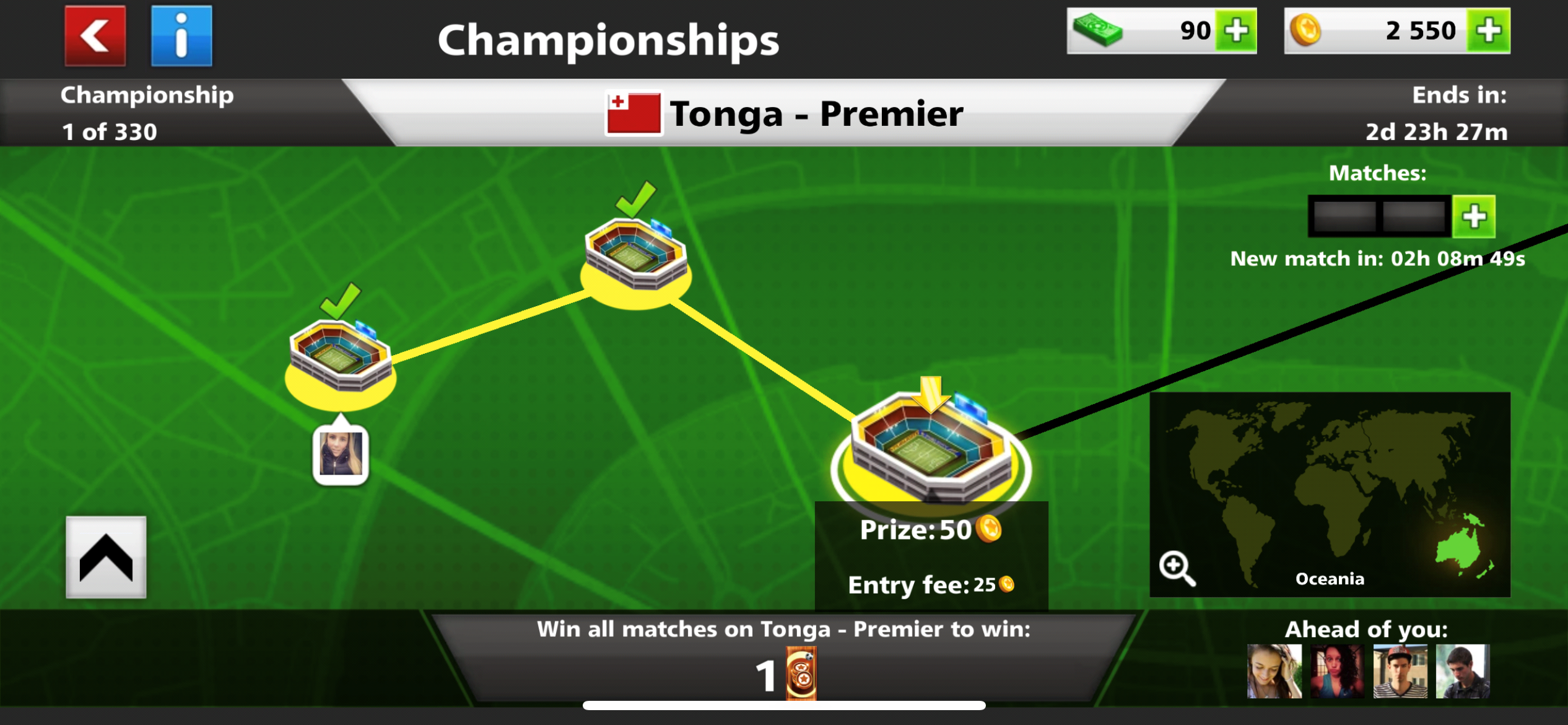 What are championships? Miniclip Experience