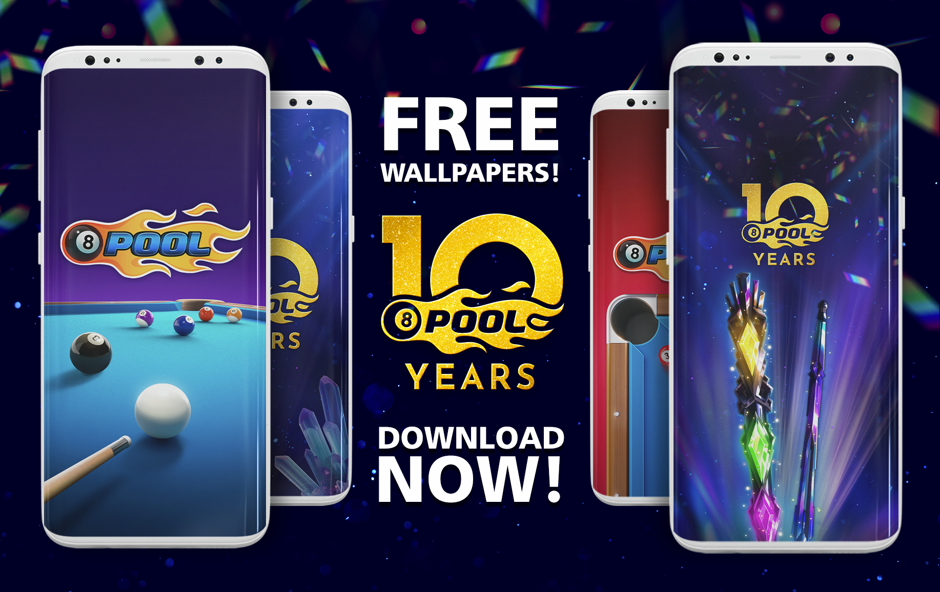 🤩 FREE Download - 10 Years of 8 Ball Pool wallpapers – Miniclip