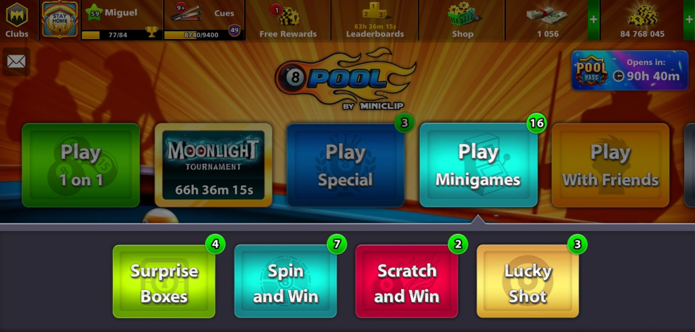 🏆 Season Showdown (8 Ball Pool) – Miniclip Player Experience