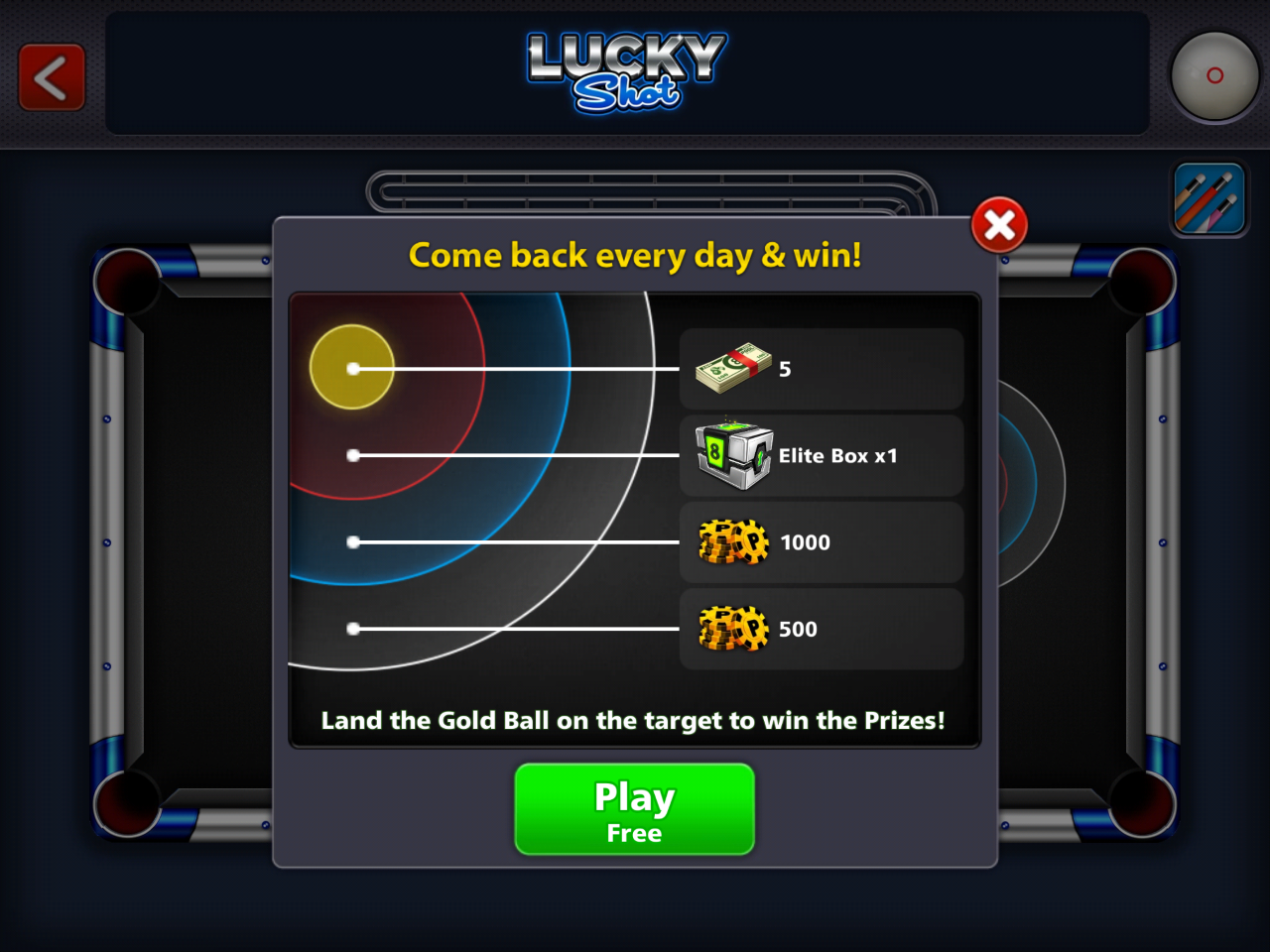 Minigames > Lucky Shot – Miniclip Player Experience - 