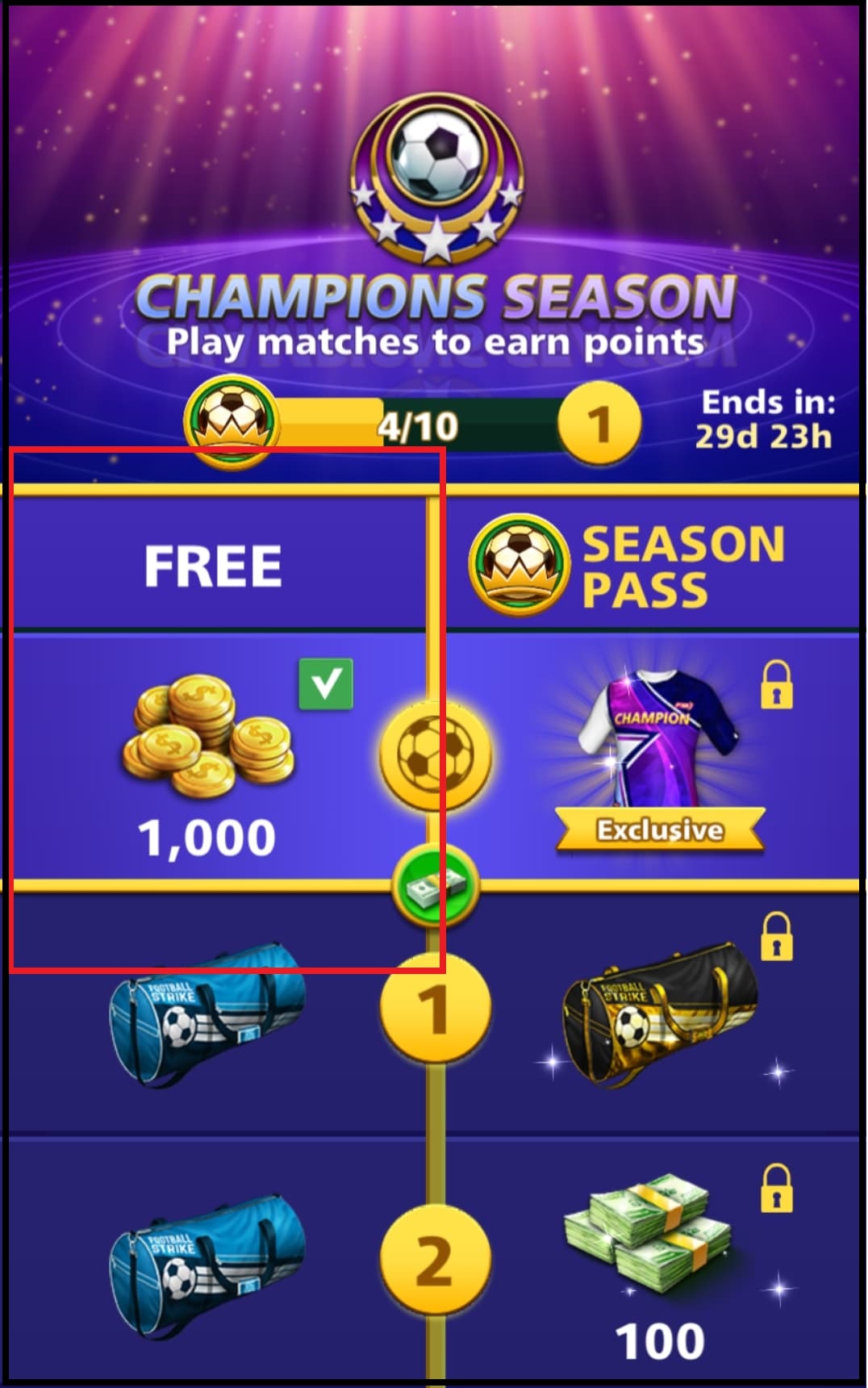 What is the Season Pass in Football Strike? 🌟⚽ – Miniclip Help and Support