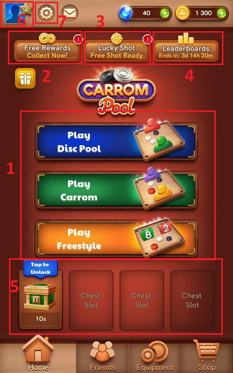 Carrom pool store