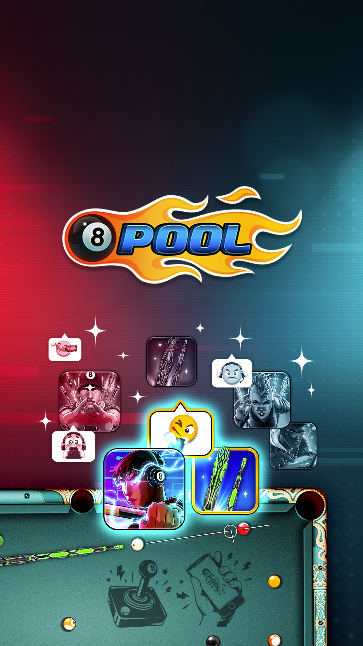 Download 8 Ball Pool Avatar HD Images | Games Hackney | Pool balls, Avatar,  Hd images