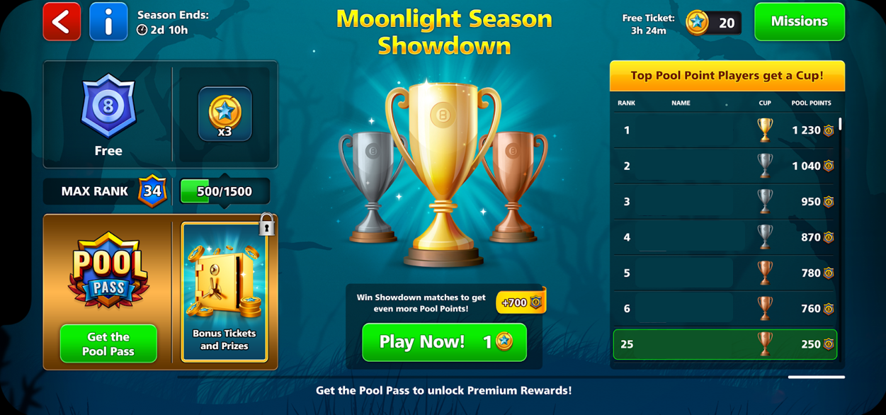 🏆 Season Showdown (8 Ball Pool) – Miniclip Player Experience